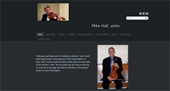 Desktop Screenshot of mikehallviolin.com